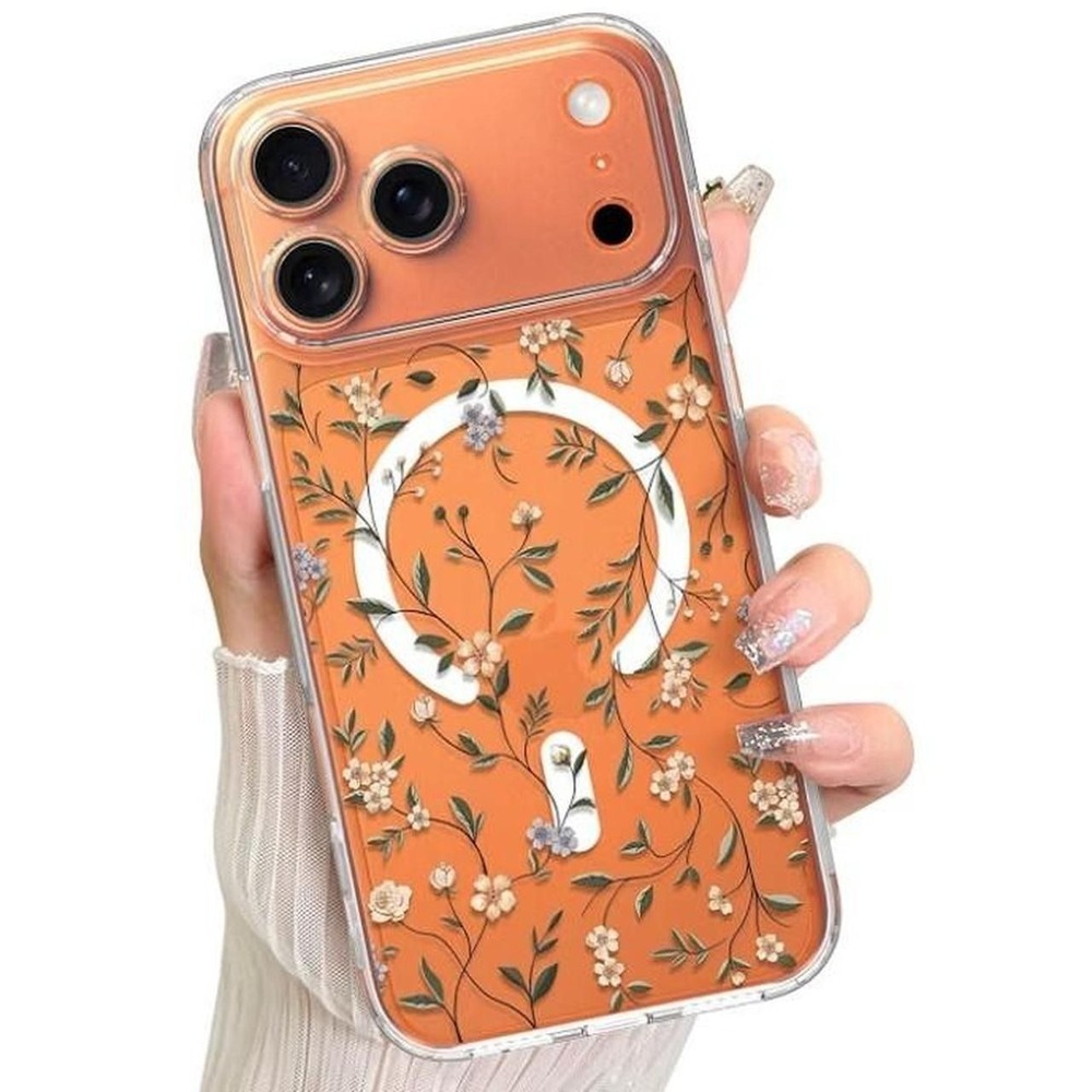 iPhone 17 Pro, Colorful Floral Pattern Print NEW SEALED Clear Case